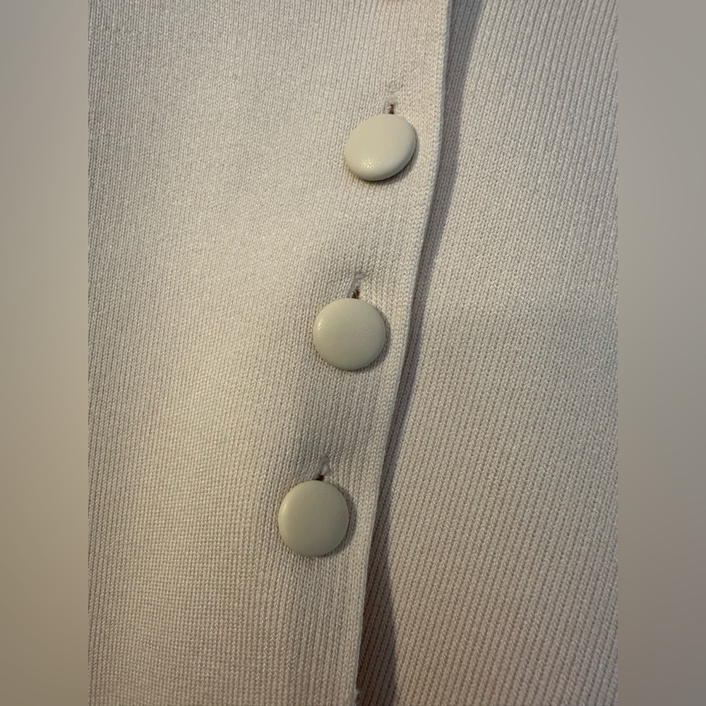 Zara Cream Knit Top - Picture 3 of 8